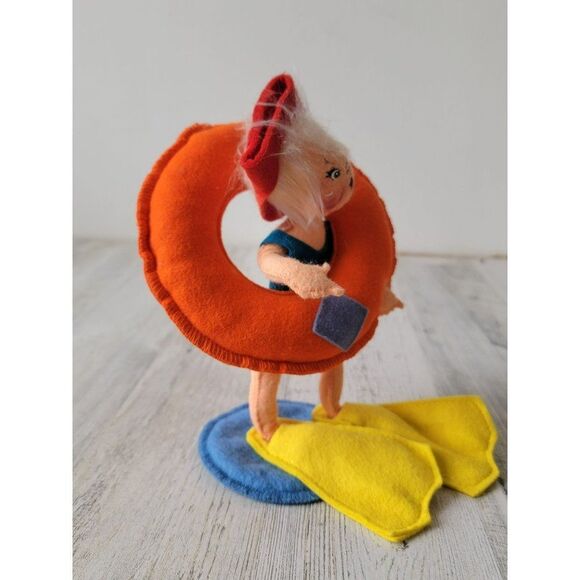 Annalee Darla innertube swimmer girl plush beach collectible - Picture 5 of 8